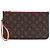 Pochette Louis Vuitton Brown Monogram Neverfull MM Marron