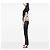 Balenciaga Hourglass Top Handle Tasche aus glänzendem Kalbsleder weiß Small - Ansicht 6