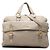 Bolsa Satchel Miu Miu em couro bege