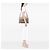 Bolsa Satchel Miu Miu em couro bege - vista 6