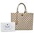Prada Beige Large Triangolo Jacquard Symbole Tote - Ansicht 6