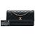 Chanel Black Medium Quilted Lambskin 3 Compartment Flap Schwarz - Ansicht 6