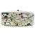Gucci Flora Nice Stirrup Crossbody in pelle di vitello bianca Bianco Crudo - vista 3