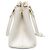 Prada Bolsa Galleria Double Zip Small em couro Saffiano branco - vista 6