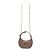 Bolsa Meia Lua Gucci Mini GG Marmont em couro de bezerro matelassê marrom Carne
