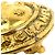 Chanel Gold vergoldete Camellia runde Clip-On Ohrringe Golden - Ansicht 9