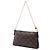 Clutch Louis Vuitton Pallas Monogram Brown Azul marinho - vista 2