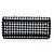 Dior White Mini Embroidered Canvas Houndstooth Lady D Lite Weiß - Ansicht 3