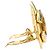 Boucles d'oreilles clips Chanel Gold CC Logo plaqué or Doré - vue 3
