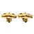 Boucles d'oreilles clips Chanel Gold CC Logo plaqué or Doré - vue 6