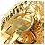 Boucles d'oreilles clips Chanel Gold CC Logo plaqué or Doré - vue 9
