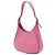 Bolso de hombro Cleo Prada en piel Spazzolato rosa - vista 2