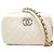Bolso Camera Chanel 19 de piel de cordero blanca Blanco