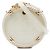 Borsa rotonda Chanel En Vogue in vitello stropicciato bianco Crudo