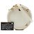 Borsa rotonda Chanel En Vogue in vitello stropicciato bianco Crudo - vista 7
