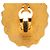Orecchini a clip Hermès Gold placcati oro Sun D'oro - vista 3