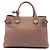 Sac Satchel Burberry Brown Medium en cuir de veau et House Check Banner Marron