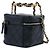 Piccolo Vanity Case Chanel in vitello trapuntato nero con catena e barra - vista 2