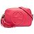 Gucci Soho Disco Crossbody em couro de bezerro rosa