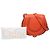Chloé Orange Small Grained Leather Marcie Saddle Crossbody - vue 6