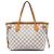 Louis Vuitton White Damier Azur Neverfull PM Weiß