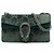 Gucci Green Medium GG Velvet Dionysus Crossbody Verde