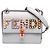 Fendi Blue Small Studded Leather Kan I Crossbody Azul Azul claro