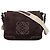 Bandolera LOEWE Anagram de nubuck marrón Castaño Marrón oscuro