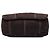 Bandolera LOEWE Anagram de nubuck marrón Castaño Marrón oscuro - vista 3