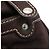 Bandolera LOEWE Anagram de nubuck marrón Castaño Marrón oscuro - vista 5