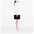 Clutch Chanel Deauville O Case Large in feltro di lana nero - vista 6