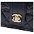 Chanel Black Small Quilted Lambskin Elegant CC Flap Wallet on Chain Preto - vista 5