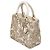 Dior White Medium Calfskin Embroidered Jardin D Hiver Lady Dior Blanco - vista 2