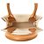 Céline Celine Mini Canvas Vertical Cabas Tote Marron Beige - vue 4