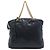 Borsa Louis Vuitton Black Limited Edition Calfskin Boudoir Lockit Chain Bag Nero