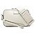 Borsa a tracolla Gucci White GG Supreme con rifiniture in vitello