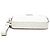 Borsa a tracolla Gucci White GG Supreme con rifiniture in vitello - vista 3