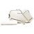 Borsa a tracolla Gucci White GG Supreme con rifiniture in vitello - vista 7
