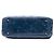 Borsa a tracolla Chanel Reissue 2.55 in pelle di vitello invecchiata matelassé blu - vista 3