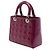 Dior Pink Medium Patent Cannage Lady Dior Rosa - vista 2