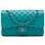 Chanel Blue Medium Classic Lambskin Double Flap