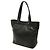 Borsa Tote Chanel CC Perforata in Nappa Nera Nero - vista 2