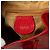 Bamboo Mochila Gucci em couro de bezerro vermelho com cordão e bambu - vista 5