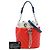 Chanel Orange CC Multicolor Quilted Lambskin Cuba Drawstring Bucket Bag Rot - Ansicht 7