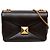 Valentino Bolsa Crossbody One Stud Chain em Nappa Brown Marrom Castanho escuro