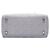 Dior Gray Medium Embroidered Canvas Cannage Lady D Lite Marrone - vista 3