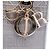 Dior Gray Medium Embroidered Canvas Cannage Lady D Lite Marrone - vista 5