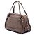 Bolso Satchel Relax CC Chanel de piel de becerro iridiscente acolchada marrón Castaño - vista 2