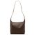 Céline Bolso de hombro Celine Brown Macadam Coated Canvas Castaño
