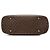 Céline Bolso de hombro Celine Brown Macadam Coated Canvas Castaño - vista 3